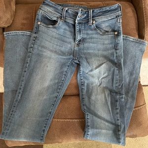 American Eagle super stretch kick boot jeans